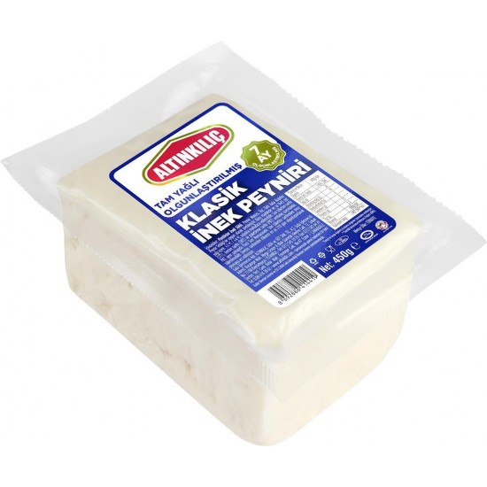 ALTINKILIC Vollfetter Gereifter Klassischer Kuhkäse Vakum 500g