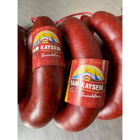 TAM KAYSERI Sucuk-Türkische Knablauchwurst-Scharf Würzung - ca. 4850/5000gr 